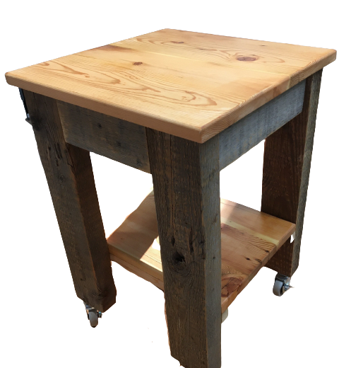 Reclaimed Lumber/ Wood Side Table, Barn Wood Night- Stand